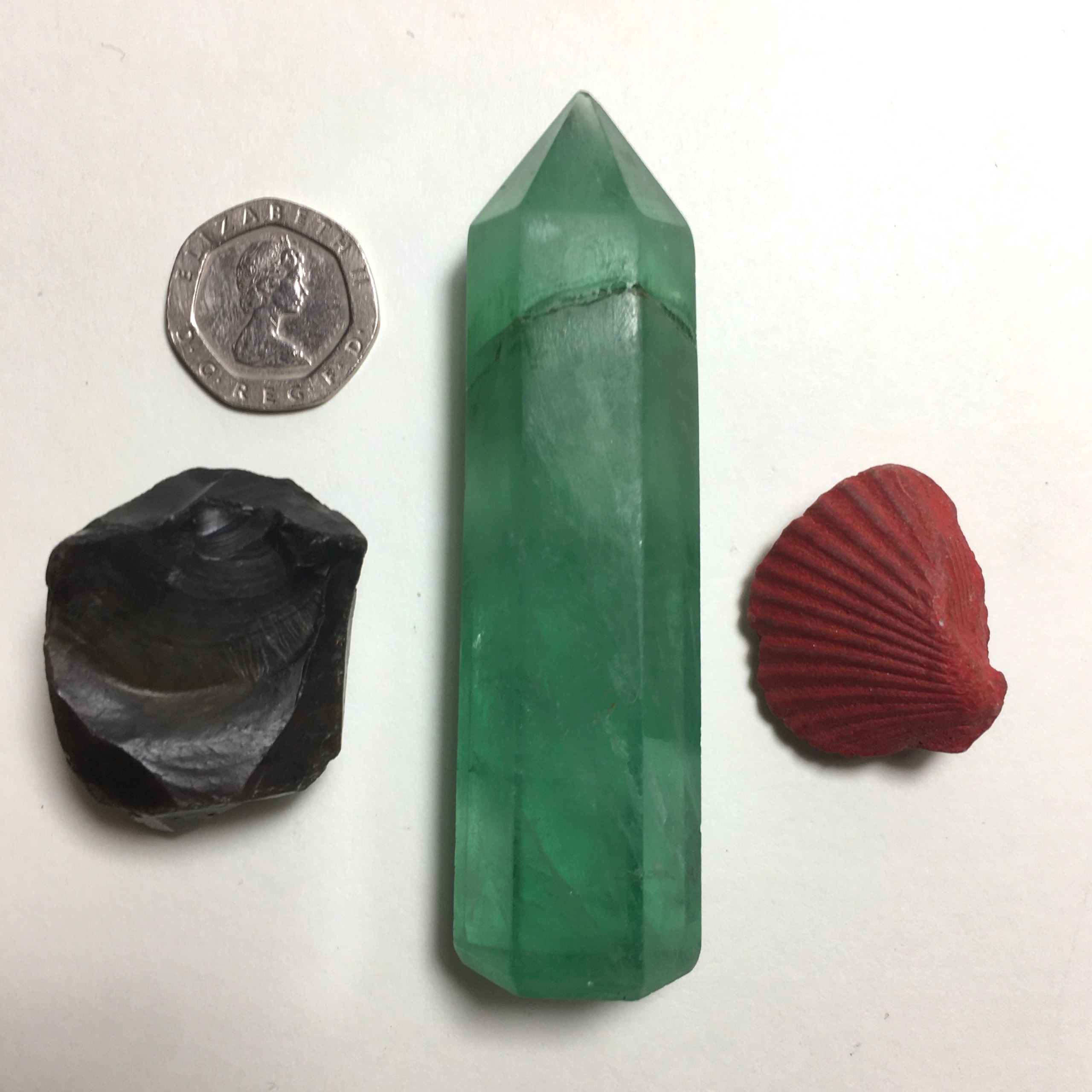 مجموعه 3 عددی سنگ و صدف کلکسیونی