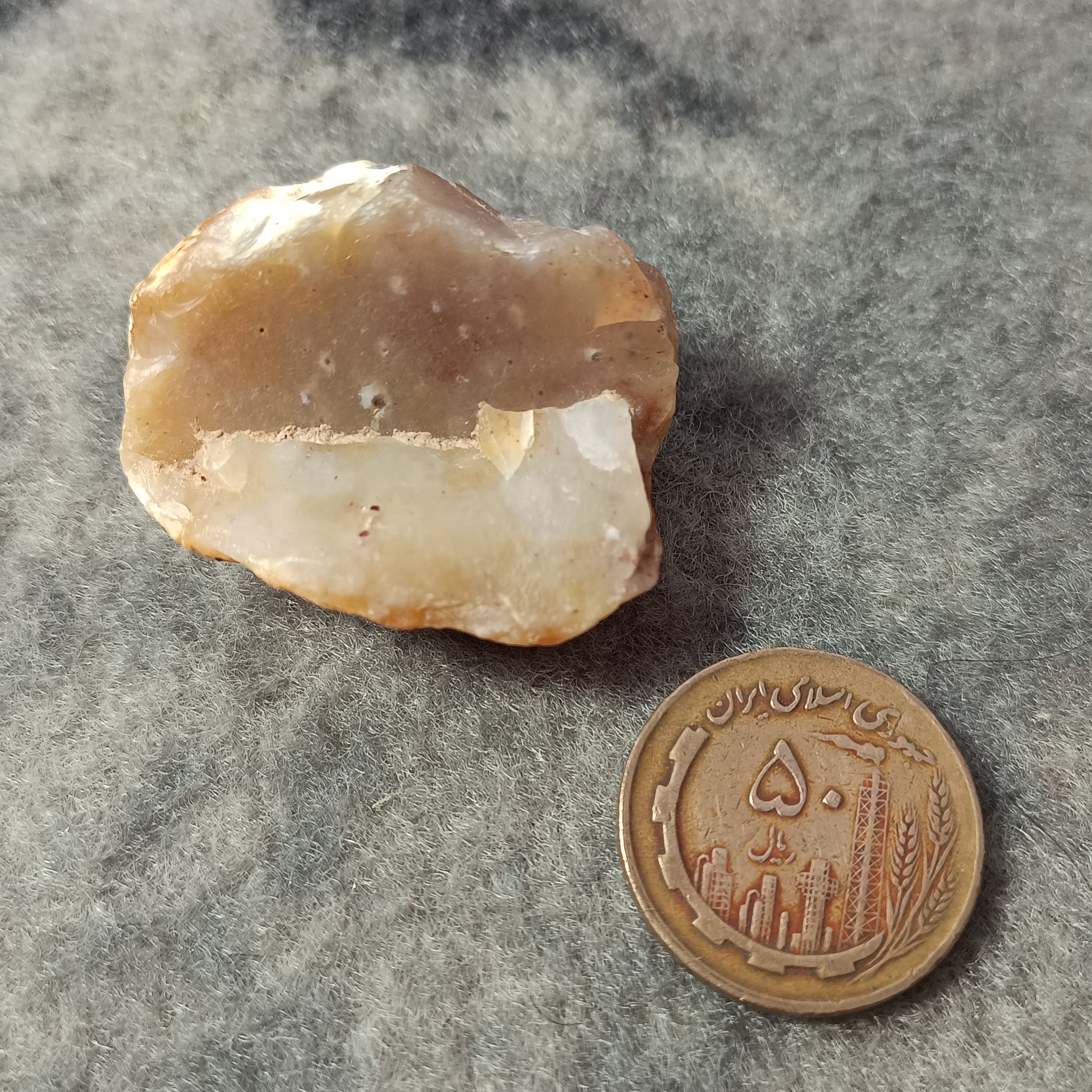 سنگ عقیق راف طبیعی
