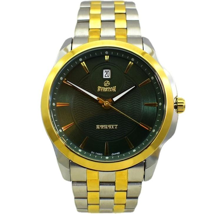 سوستون مردانه SVESTON SV7498G ژاپن صفحه سبز