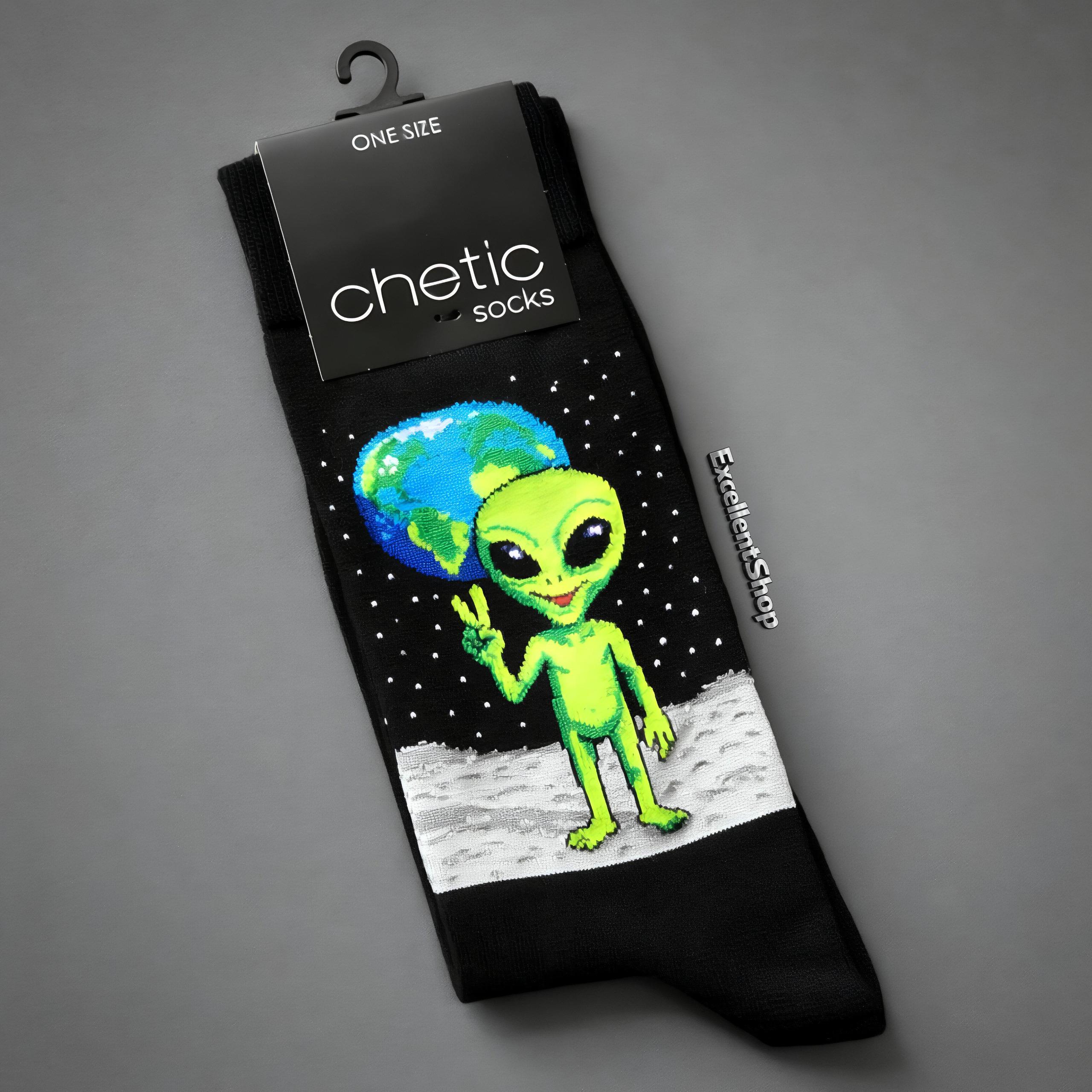 جوراب Alien (بلک لایت)