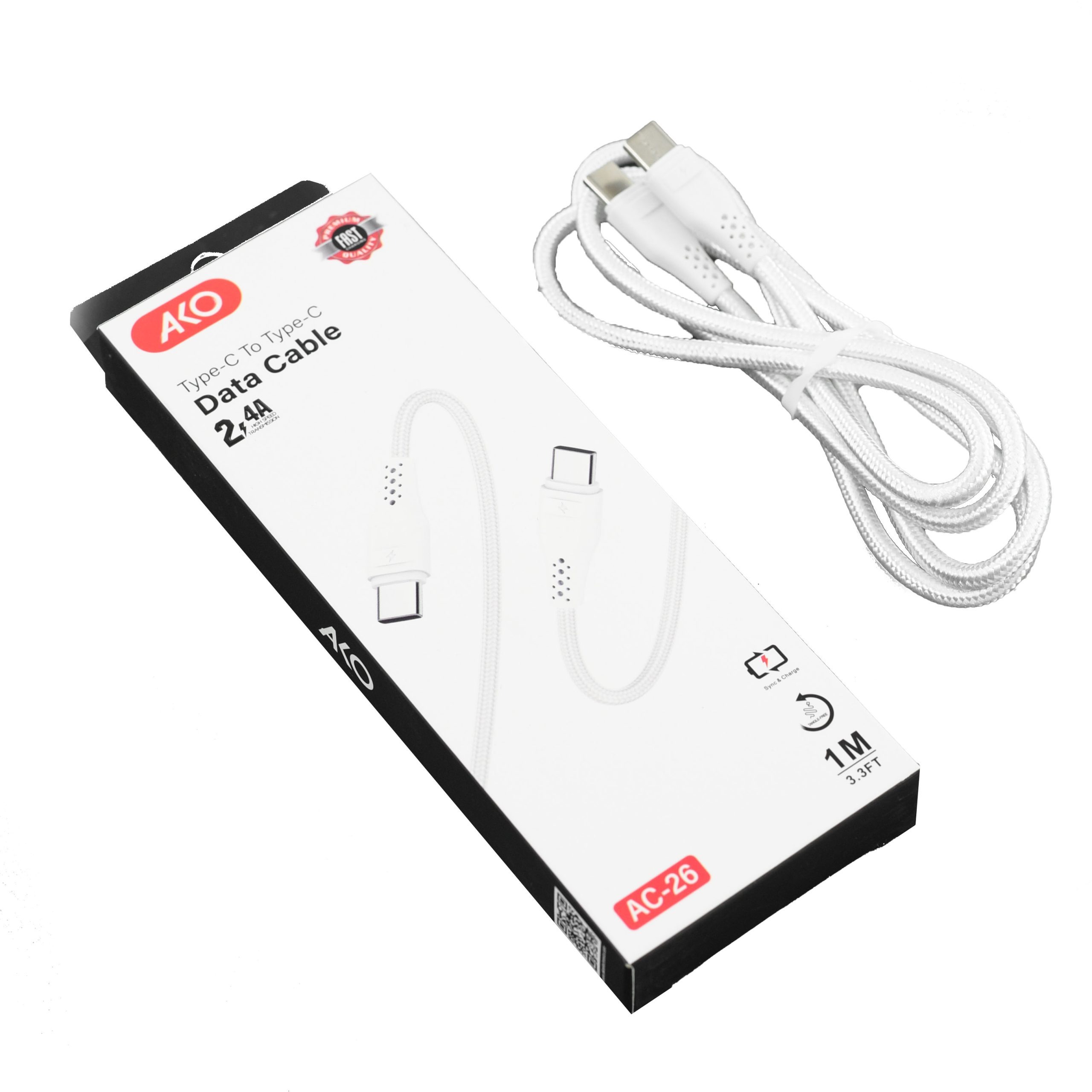 کابل دوسر تایپ سی آکو مدل AC-26