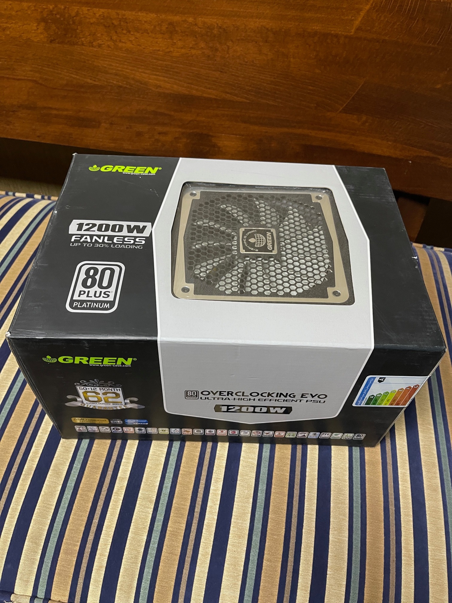 پاور گرین 1200 وات green overclocking evo