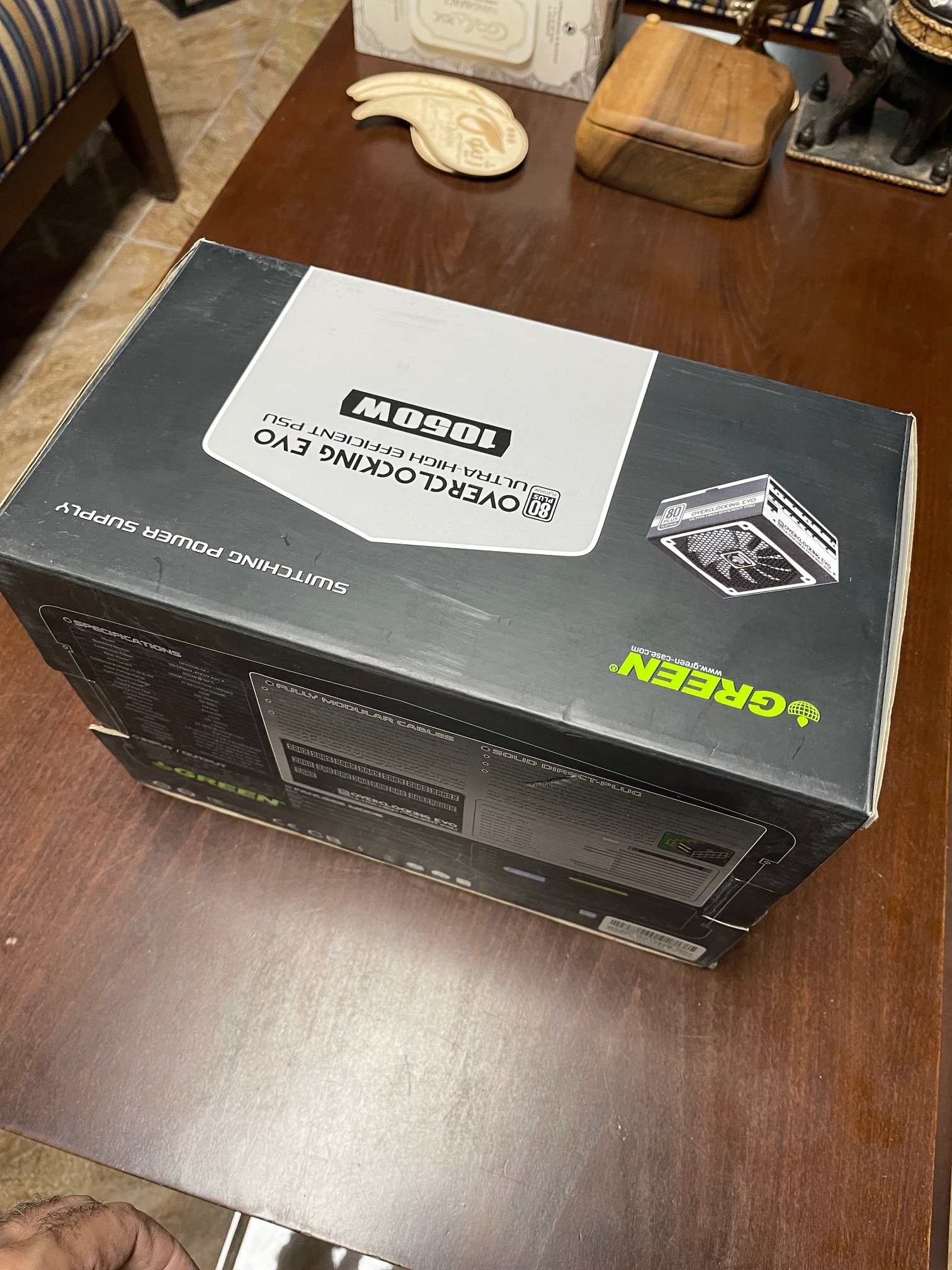 پاور گرین 1050 وات green overclocking evo
