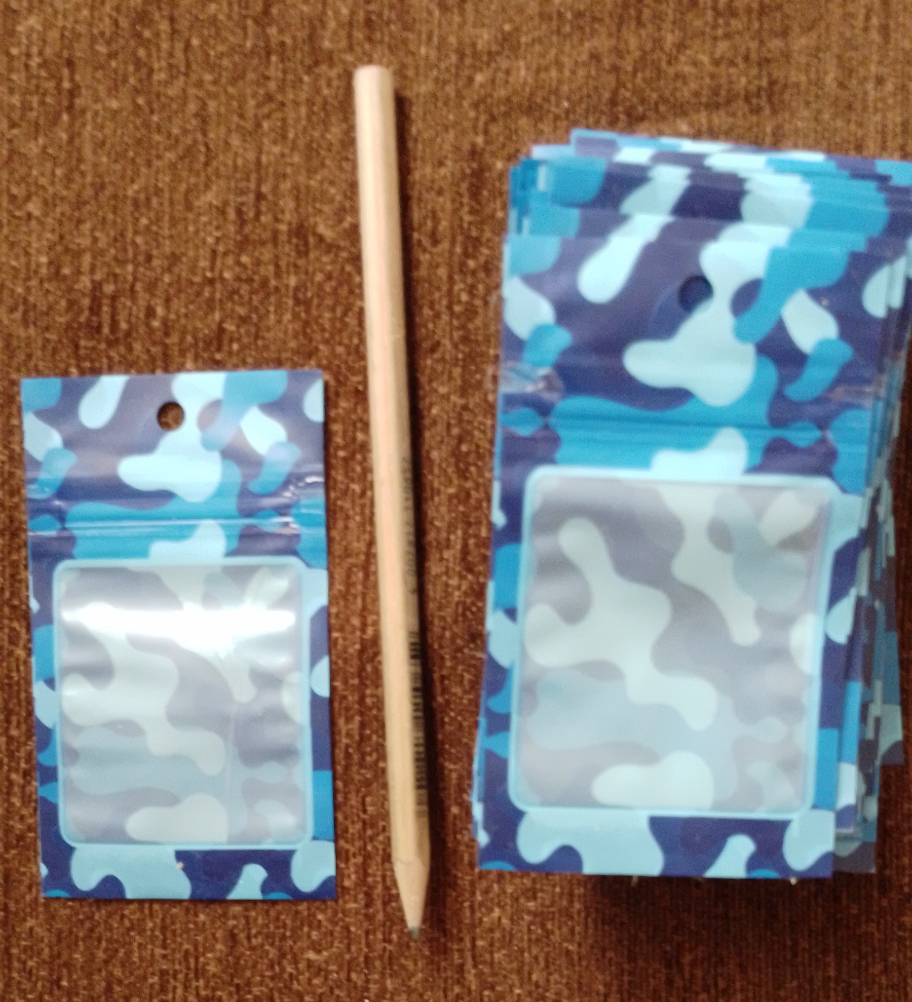 49عدد کیسه زیپ دار کوچک آبی چریکی