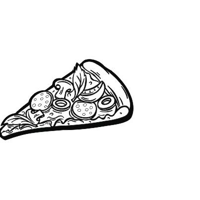 فایل گرافیکی طرح پیتزا / توضیحات دارد