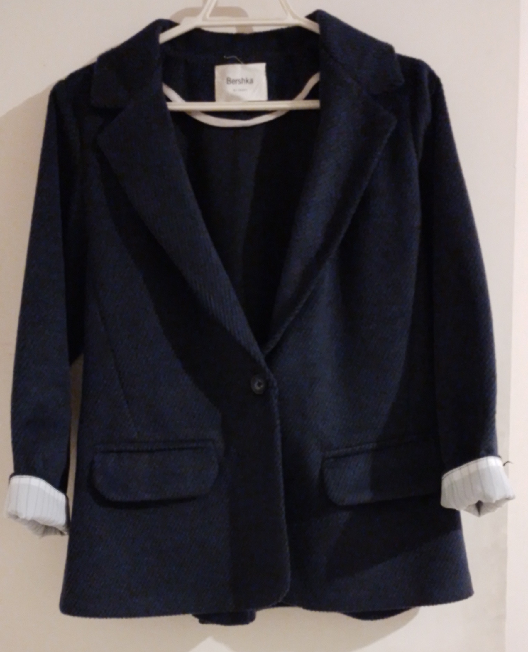 کت کوتاه زنانه فوتر/سورمه ای /مناسب36تا42