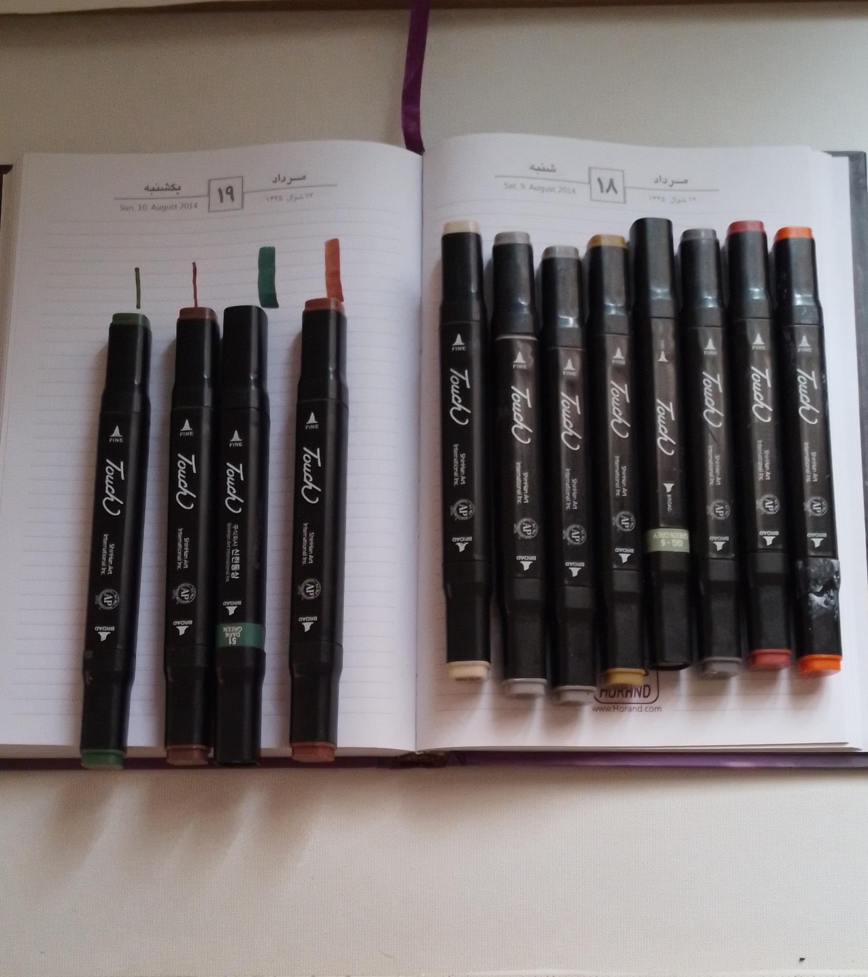 مجموعه 12 عددی ماژیک راندو تاچ/نیاز به شارژ رنگ