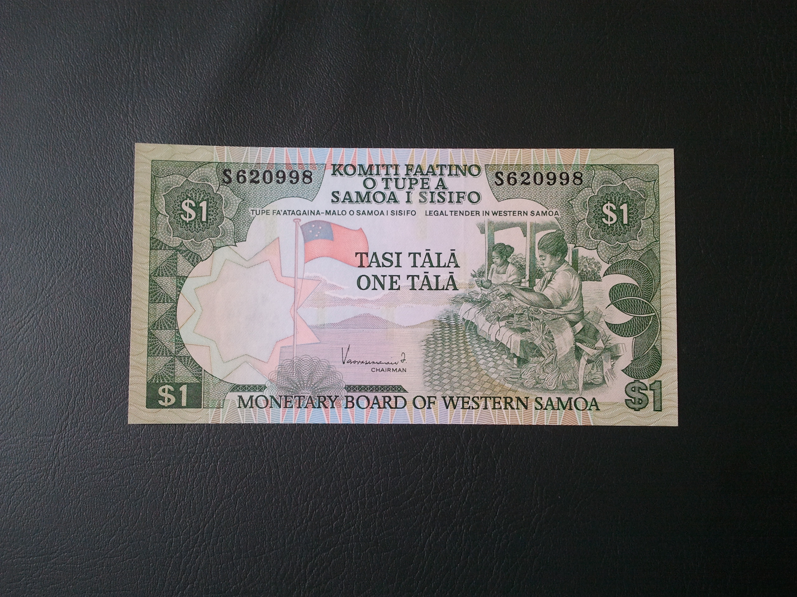 اسکناس  تک  1  تالا  ساموآ    1980