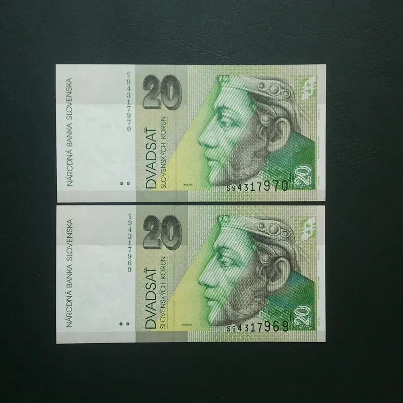 اسکناس تک20 کرون اسلوواکی 2006 یک برگ