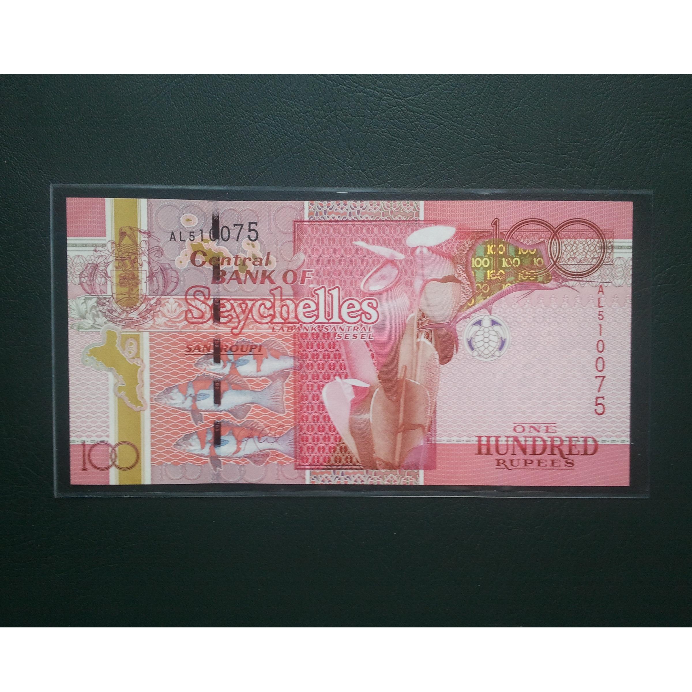 اسکناس تک 100 روپیه سیشل 2013