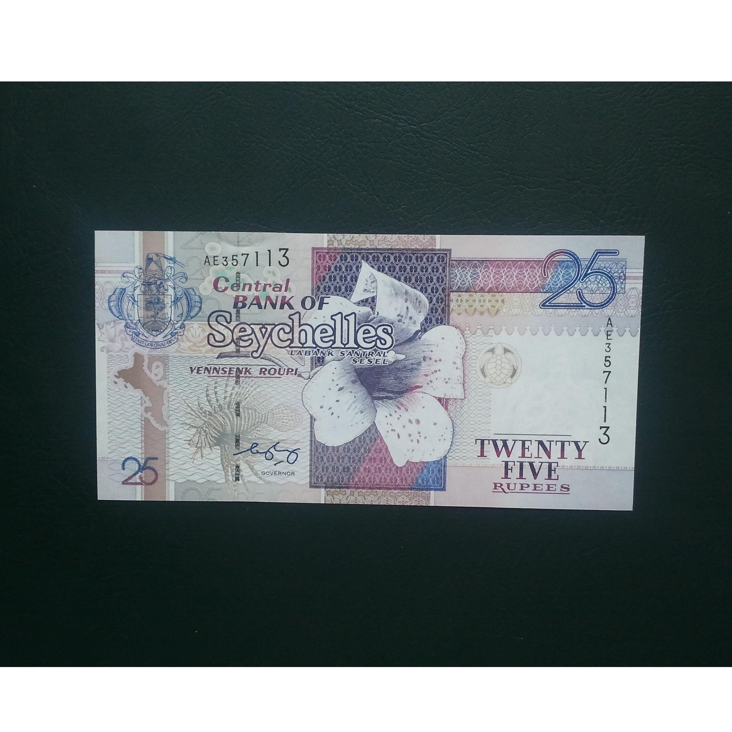 اسکناس تک 25 روپیه سیشل 2013