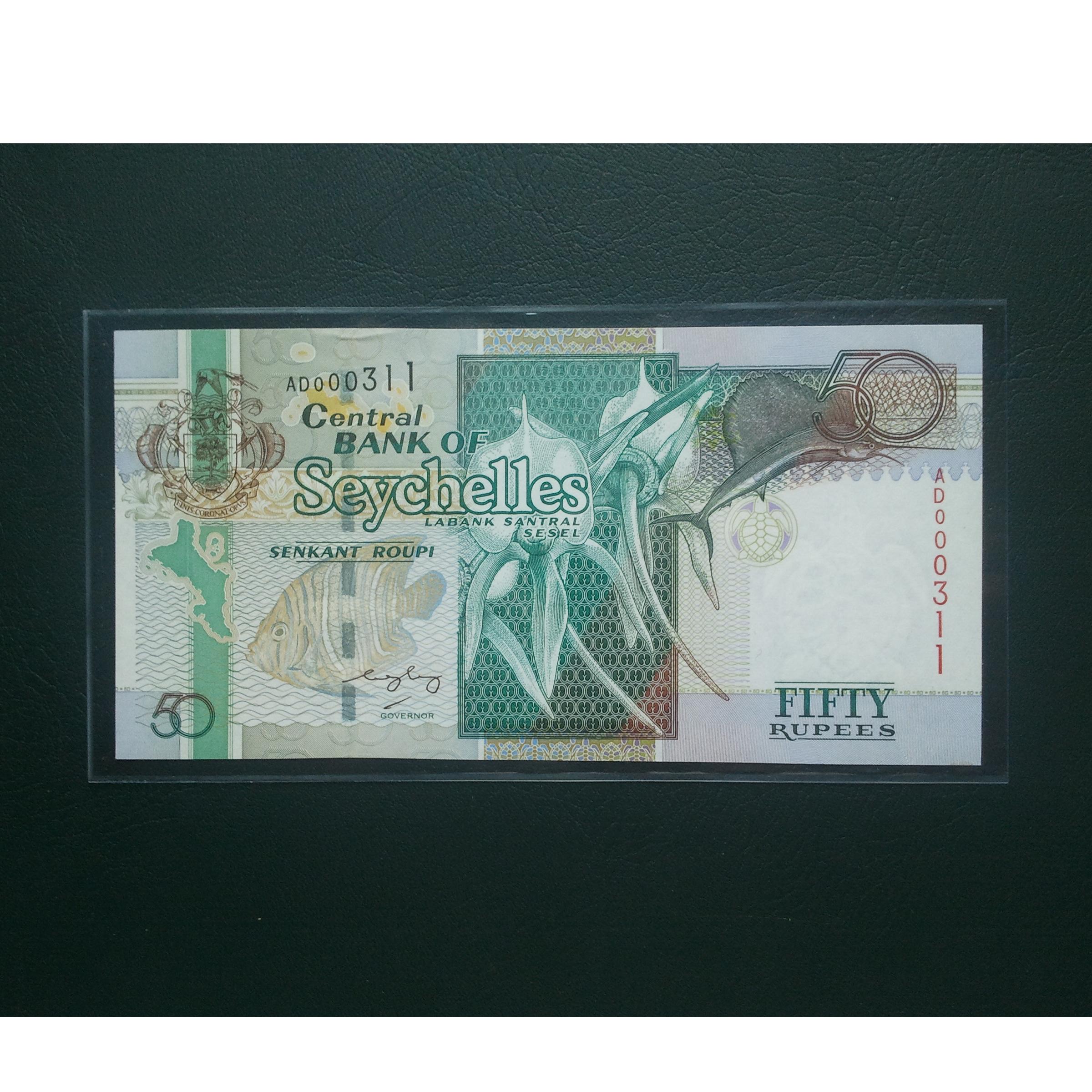 اسکناس تک 50 روپیه سیشل 2013