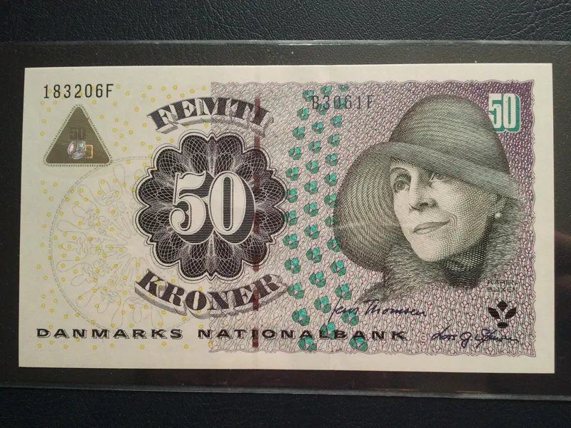 اسکناس تک 50 کرون دانمارک 2000 _ 2008