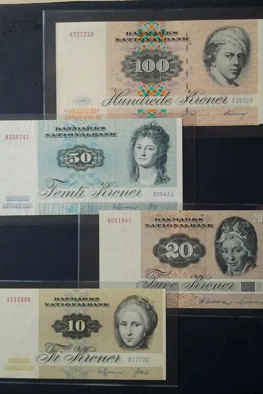 اسکناس ست چهار برگ تک دانمارک 2009