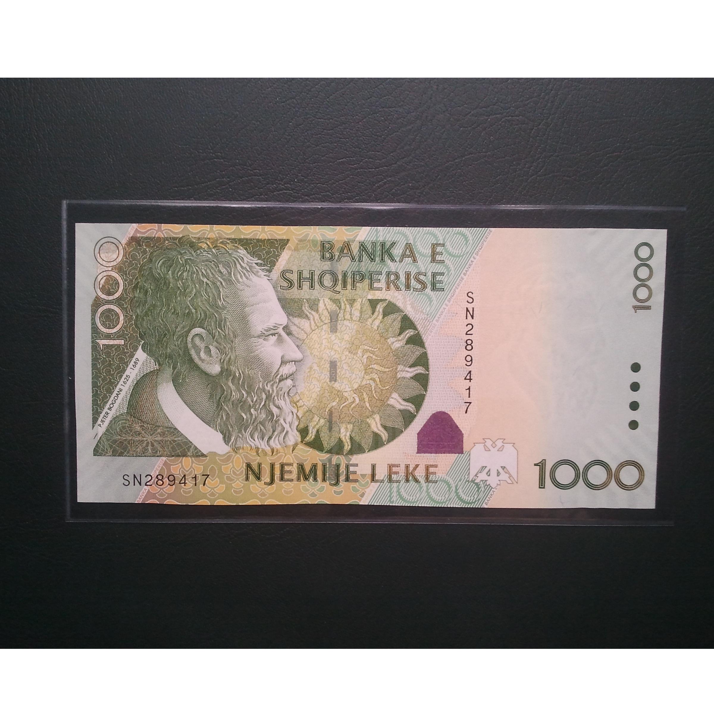 اسکناس تک 1000 لک آلبانی 2011