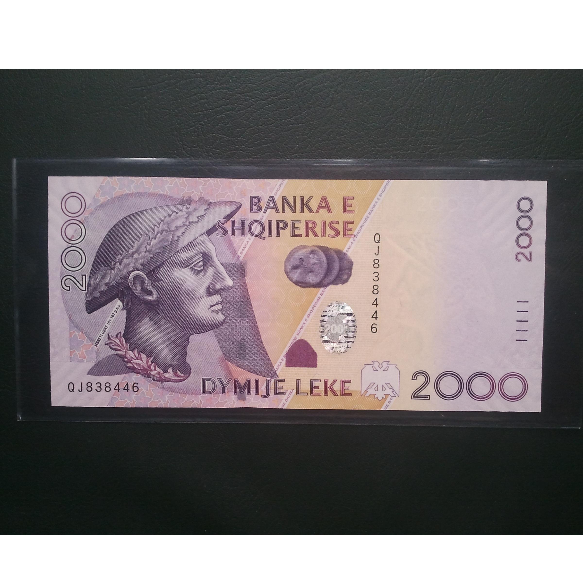 اسکناس  تک   2000  لک  آلبانی   2012