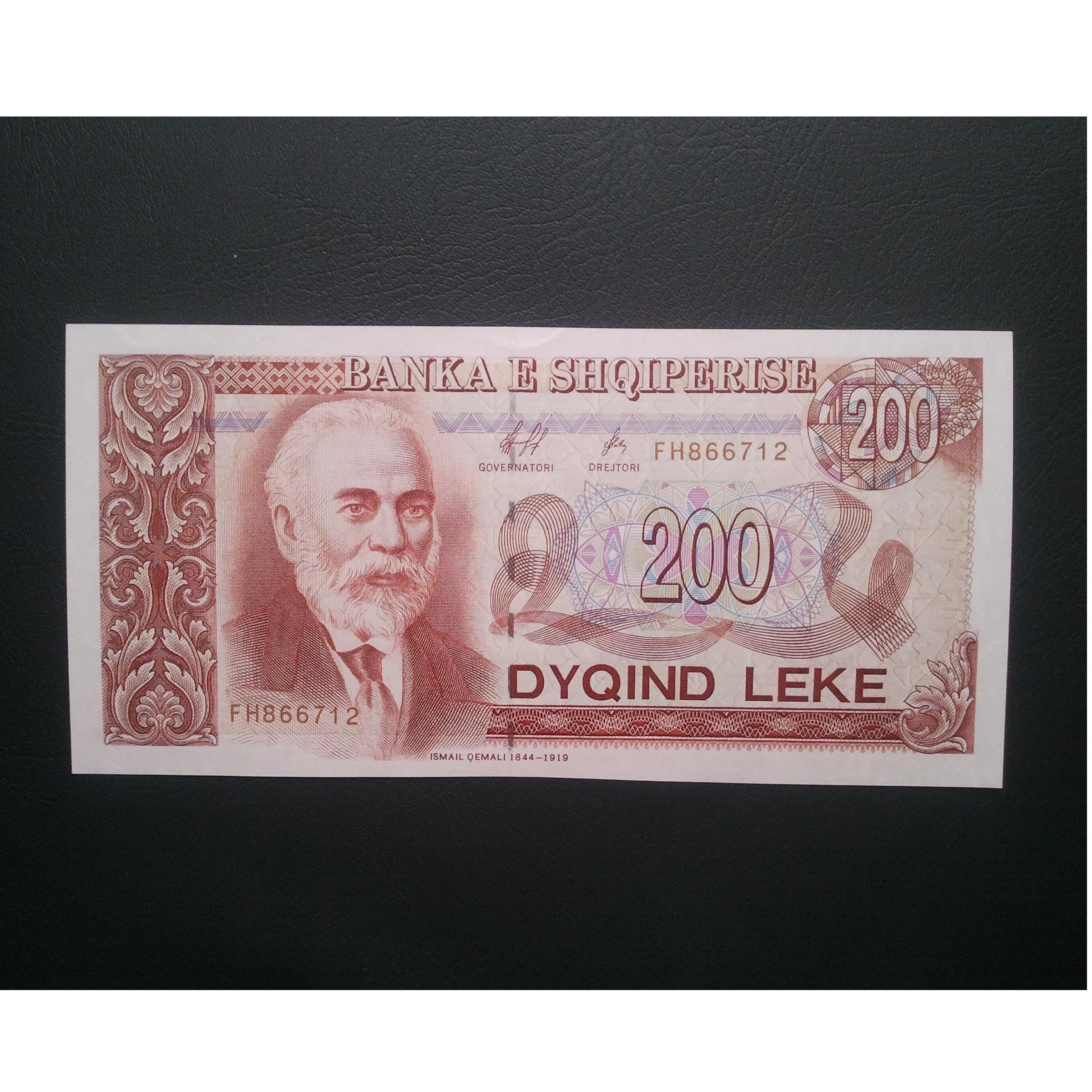 اسکناس  تک   200  لک  آلبانی   1996