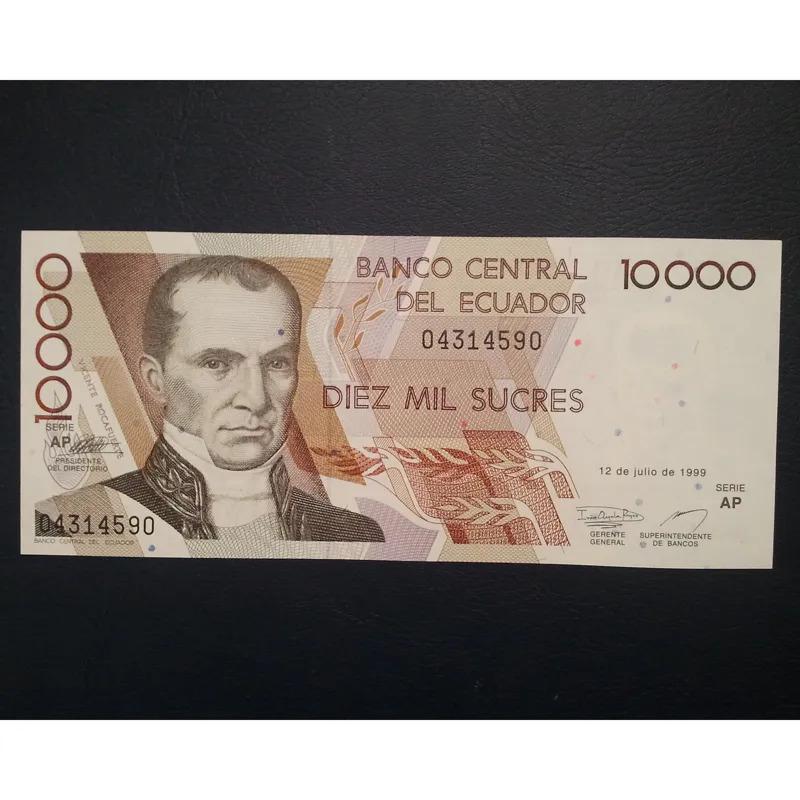 اسکناس تک 10000 سوکره اکوادور 1999