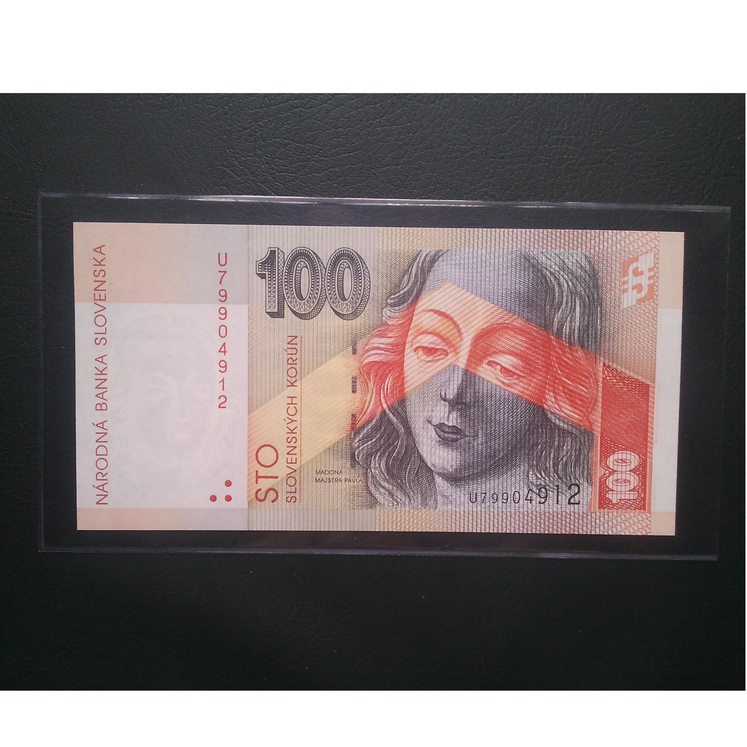 اسکناس تک 100 کرون اسلوواکی 2004