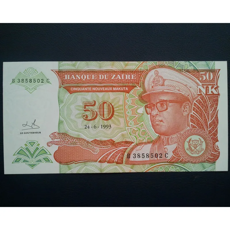اسکناس تک 50 ماکوتا زییر 1993