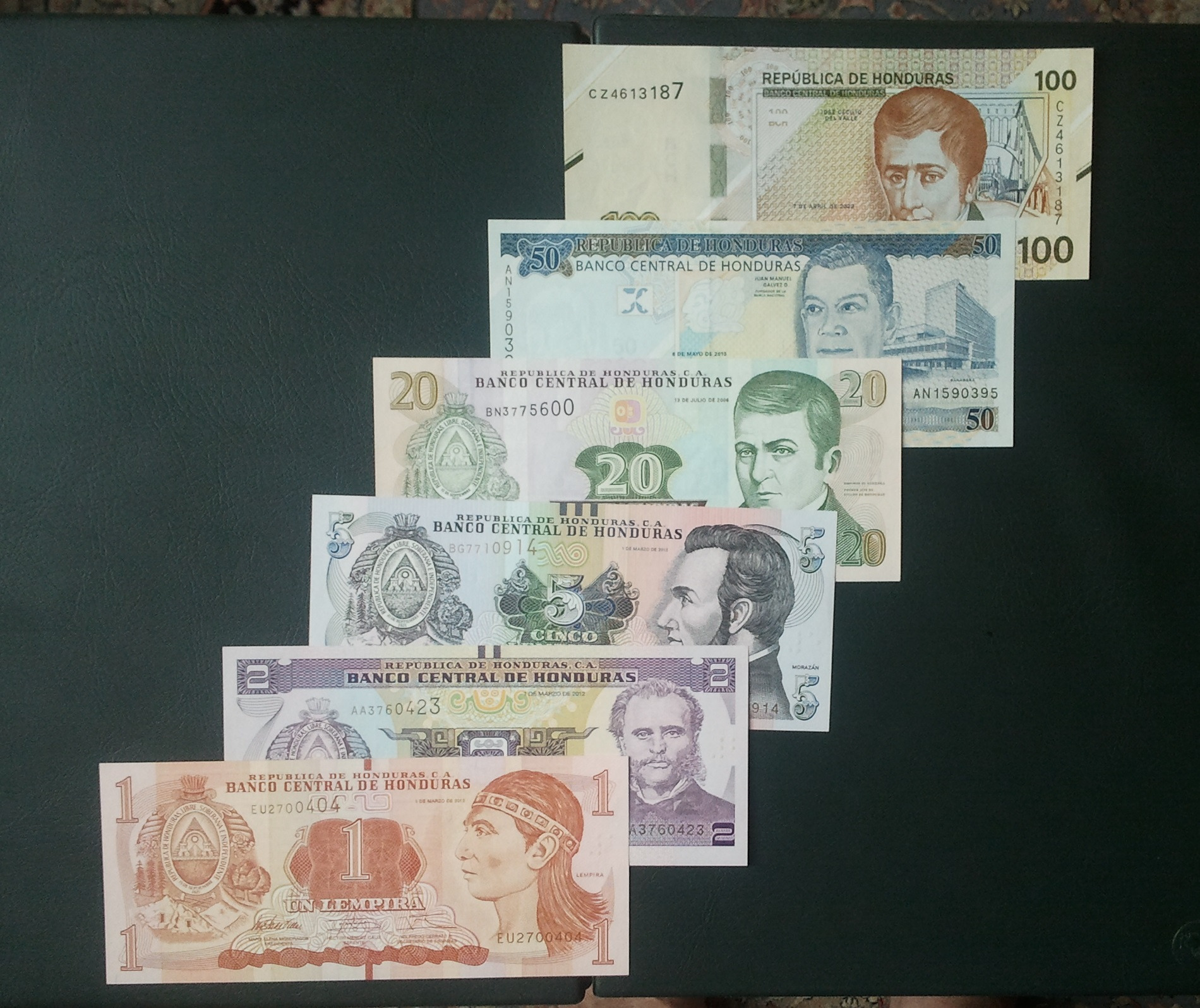 اسکناس ست شش برگ تک هندوراس