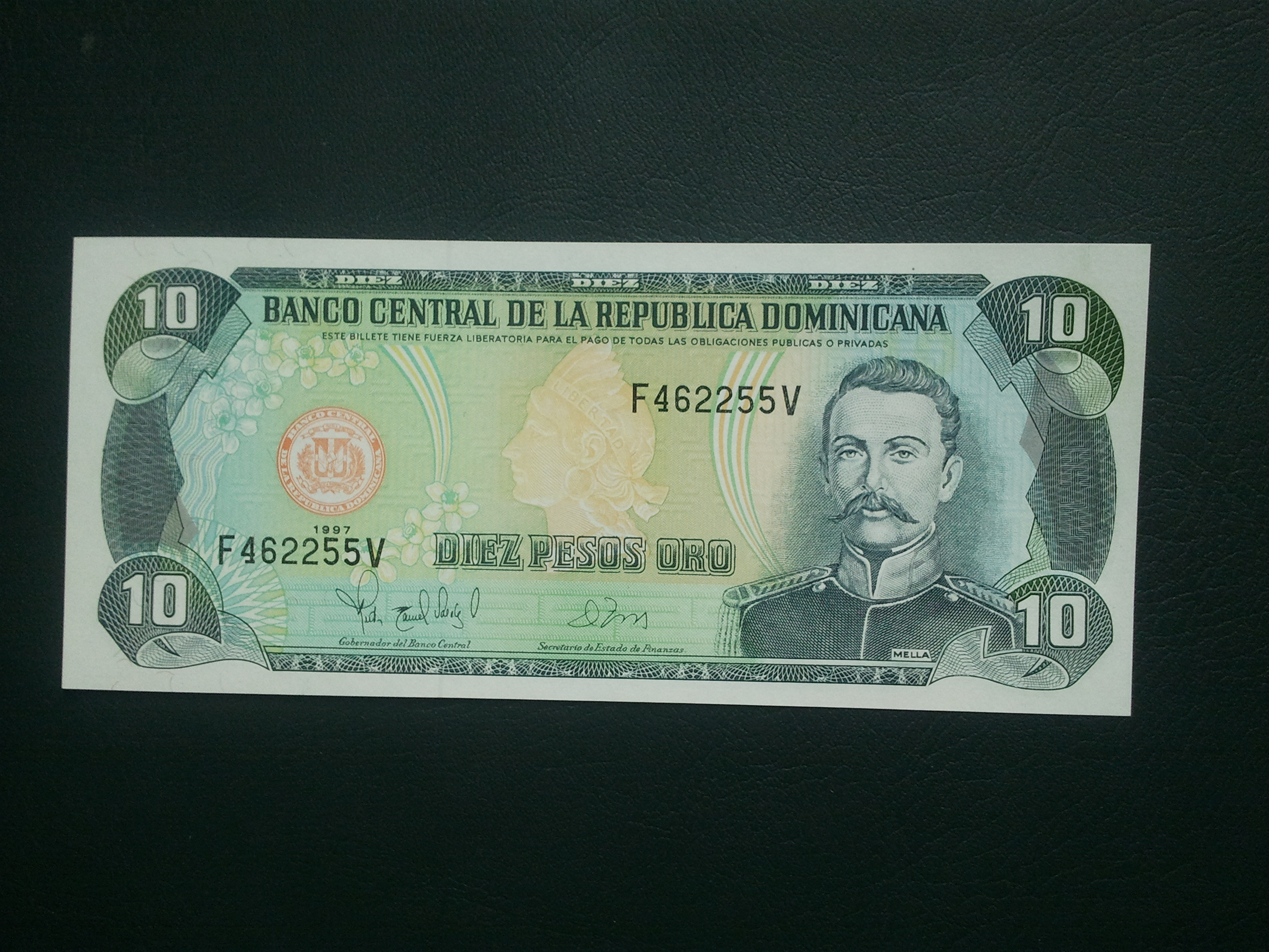 اسکناس تک 10 پزو جمهوری دومینیکن 1997