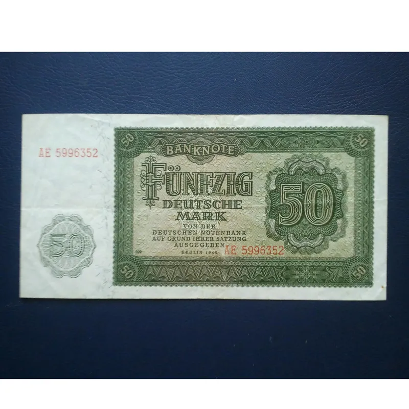 اسکناس تک 50 مارک آلمان شرقی 1948