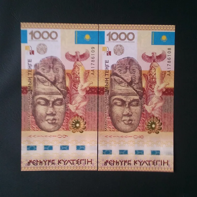 اسکناس تک1000 تنگه قزاقستان2013 xیک برگx