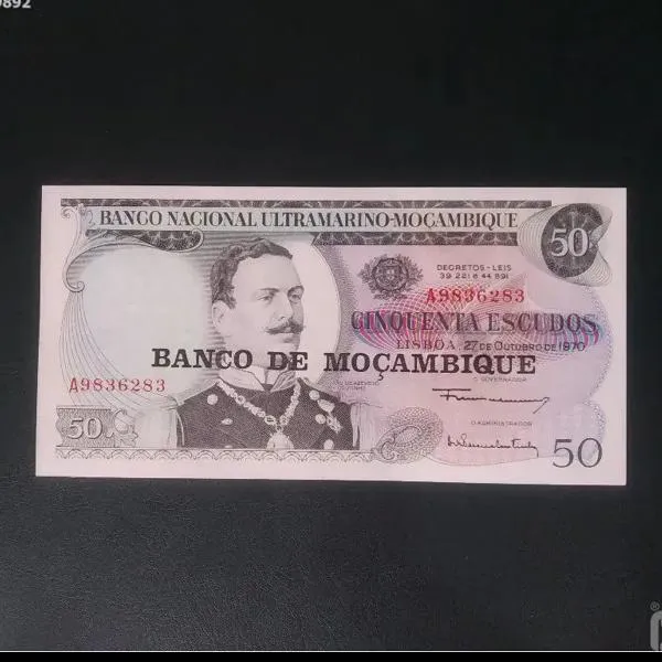 اسکناس 50 اسکودو موزامبیک 1970