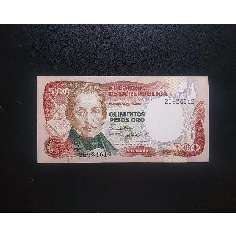 اسکناس تک 500 پزو کلمبیا 1986