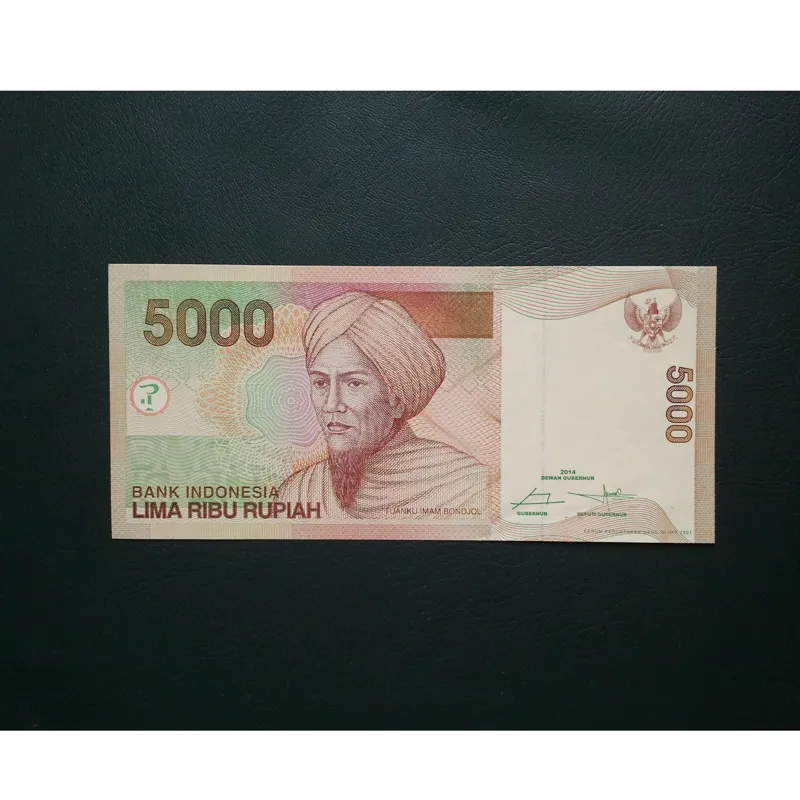 اسکناس تک 5000 روپیه اندونزی 2014