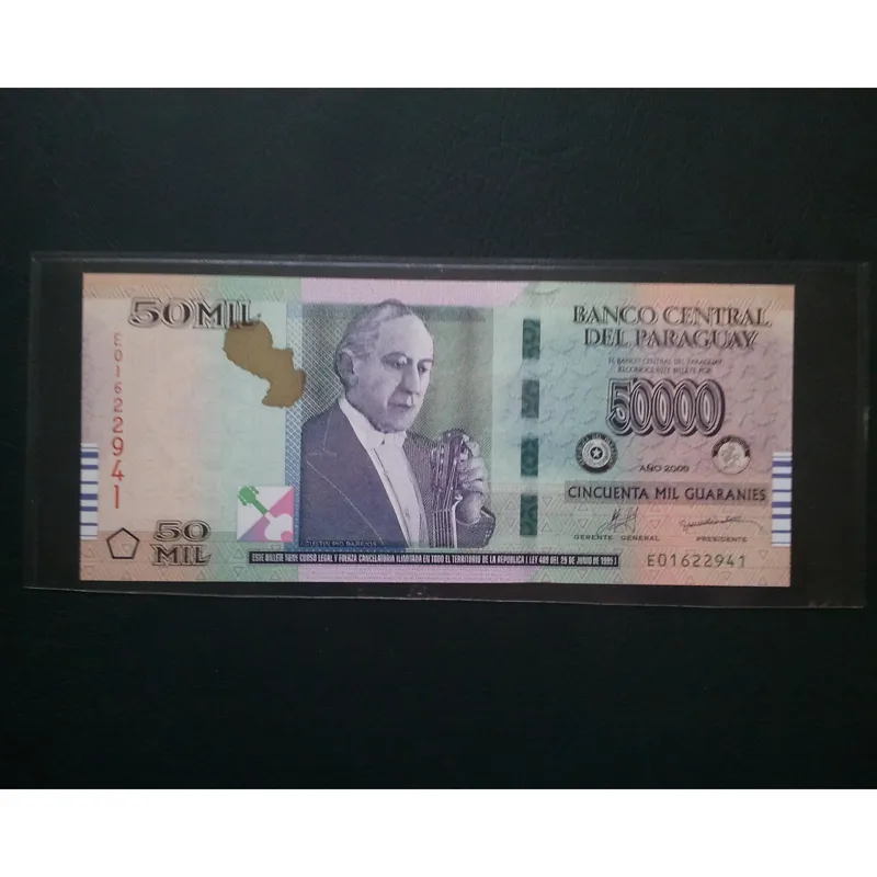 اسکناس تک 50000 گورانی پاراگوئه 2009