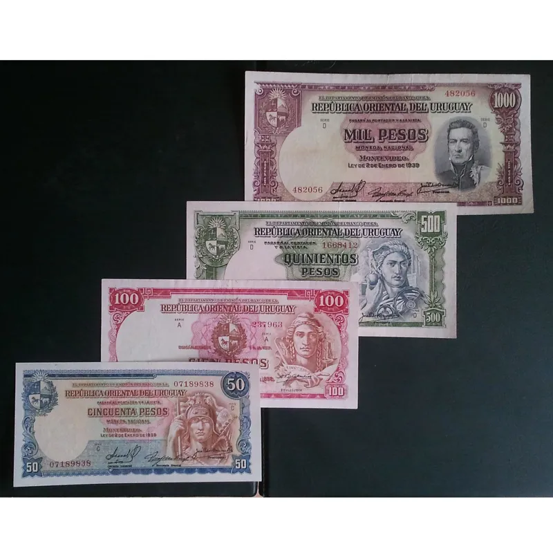 اسکناس ست چهار برگ تک اروگوئه 1939
