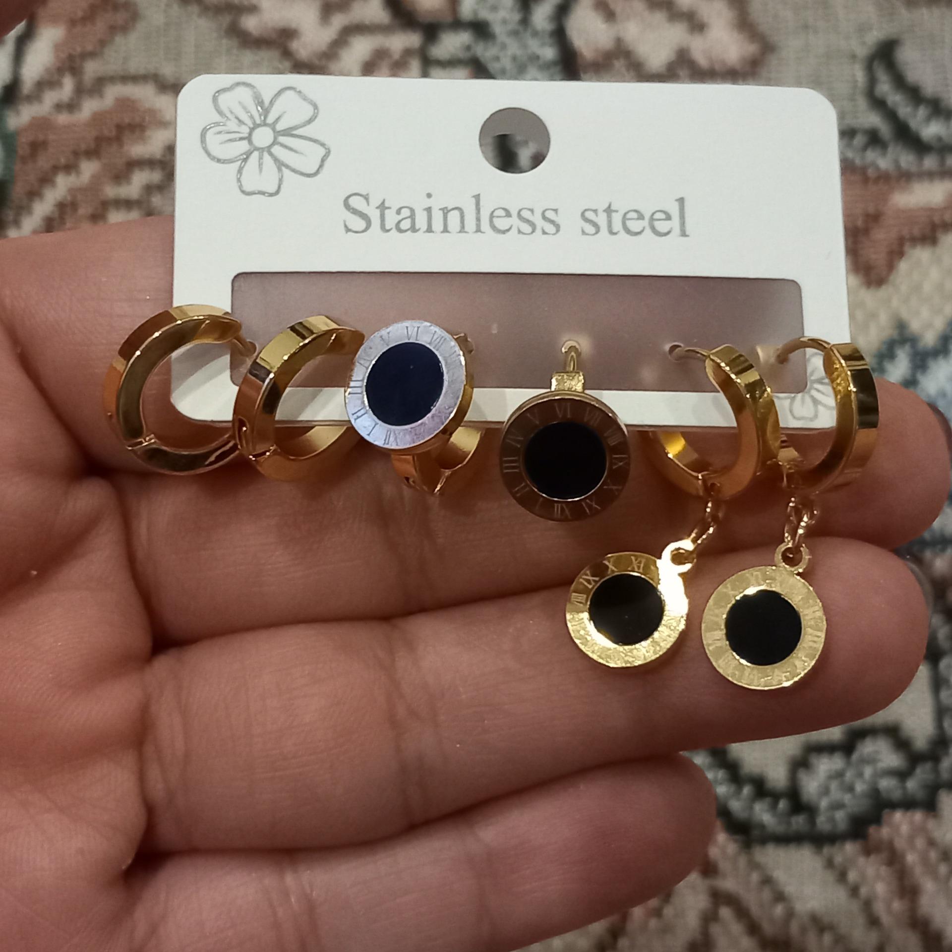 گوشواره پک استیل
