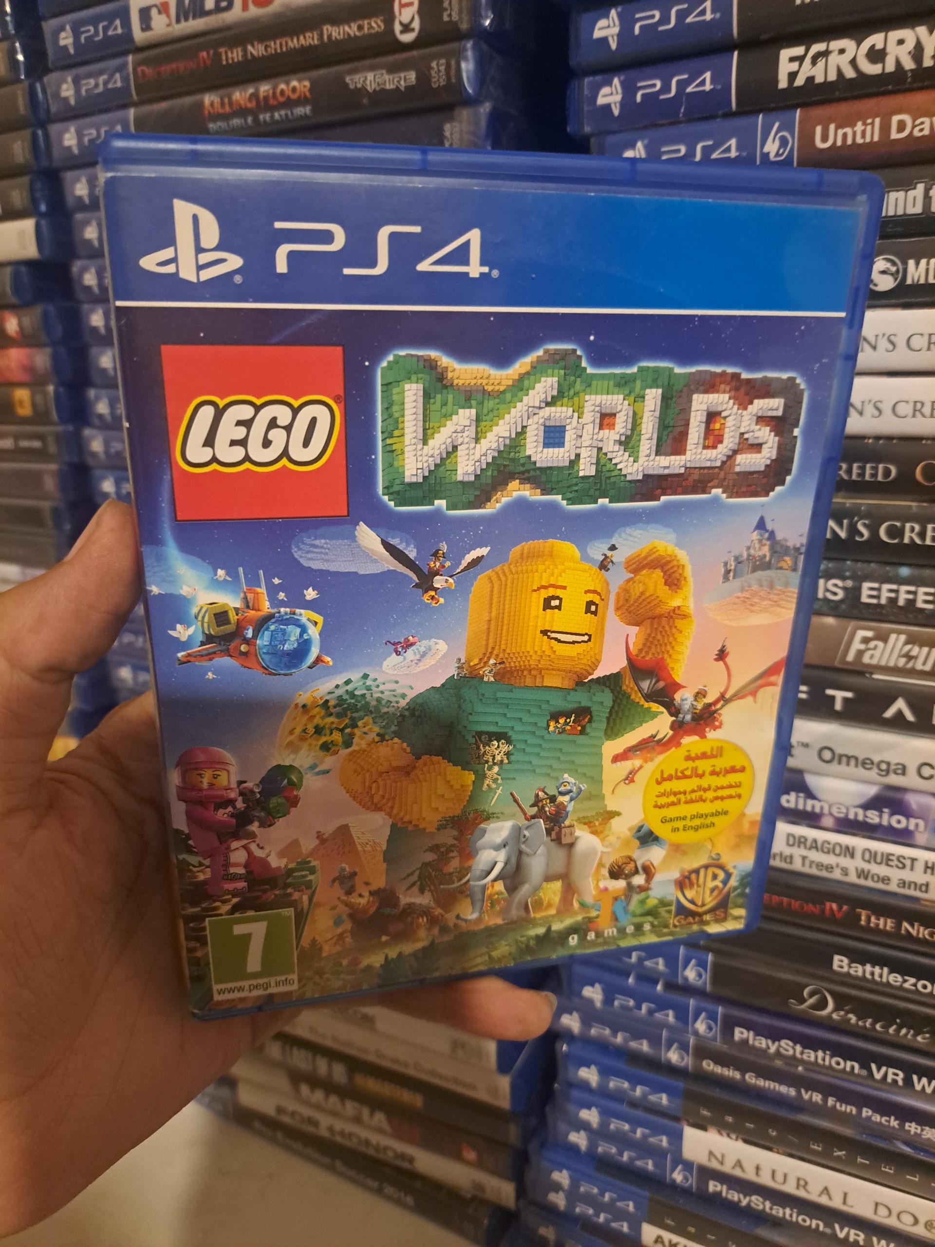 بازی لگو worlds با دفترچه