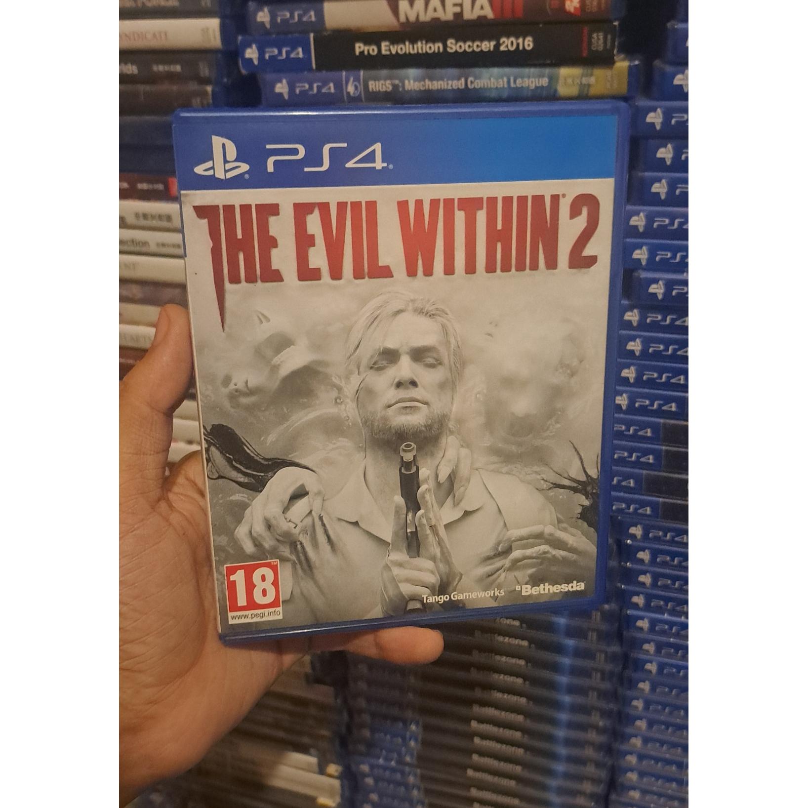 بازی اویل ویتین 2 با پوستر داخل قاب درحد نو