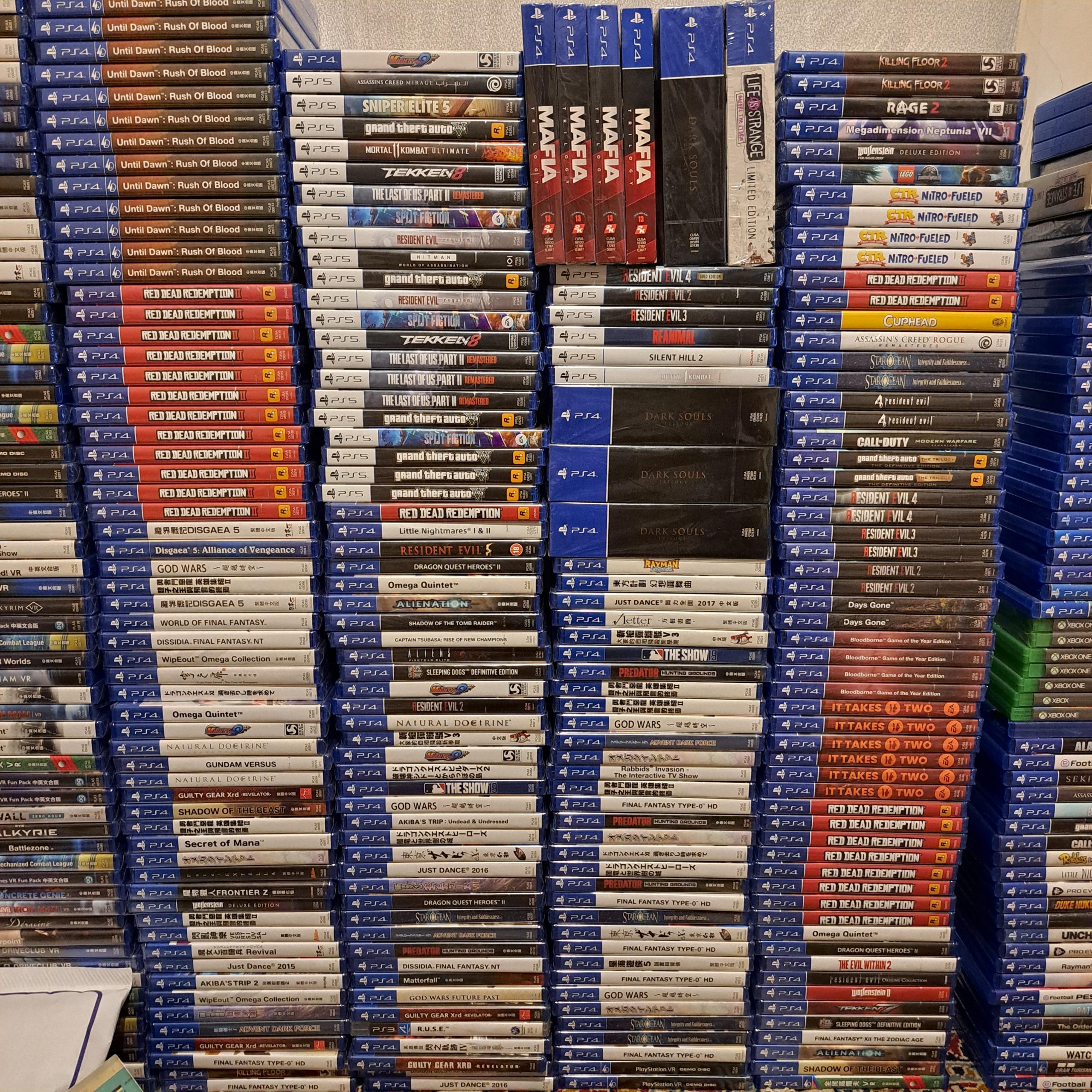 بازی های پلمپ ps4 و ps5 قیمت داخل چت