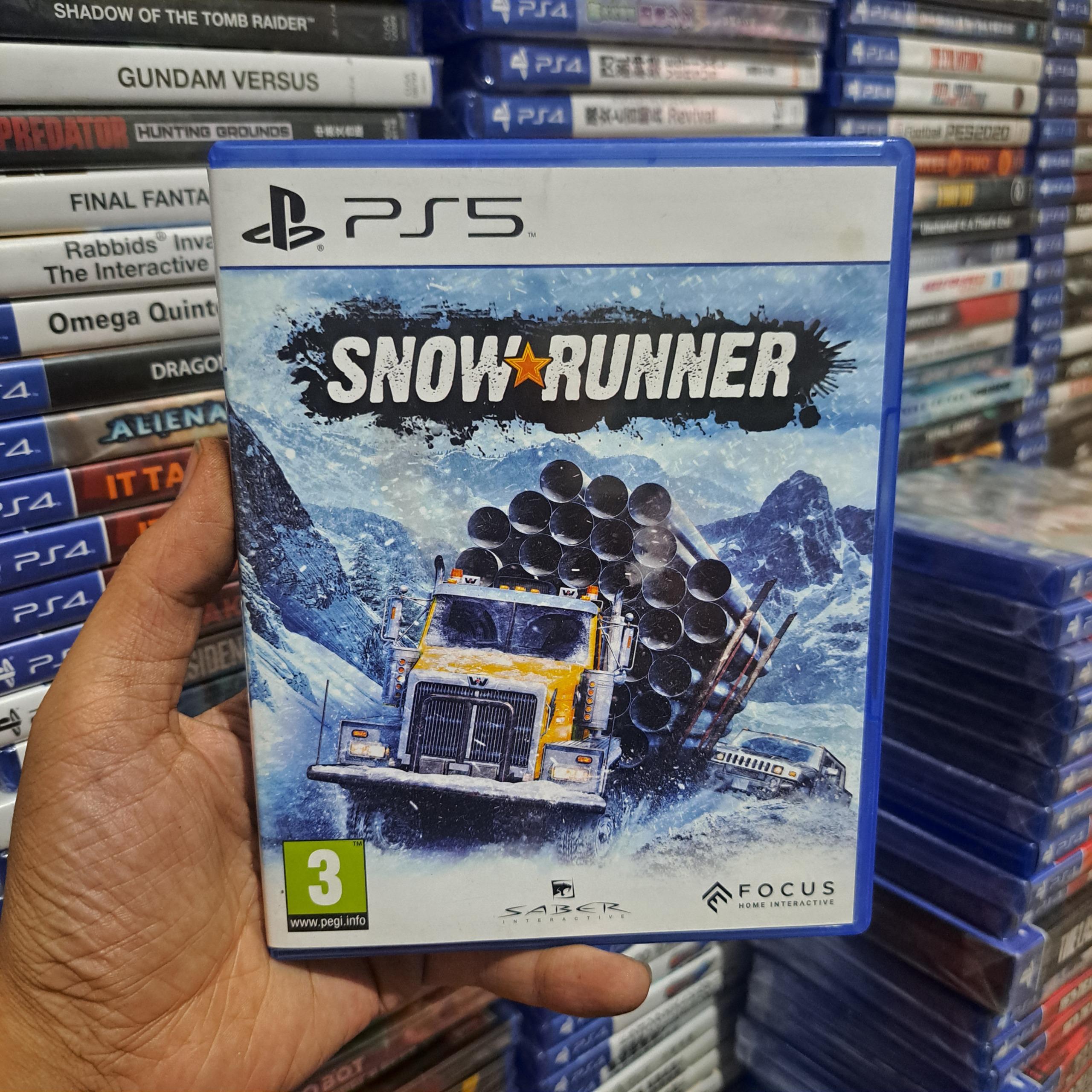 بازی snow runner درحد نو با دفترچه