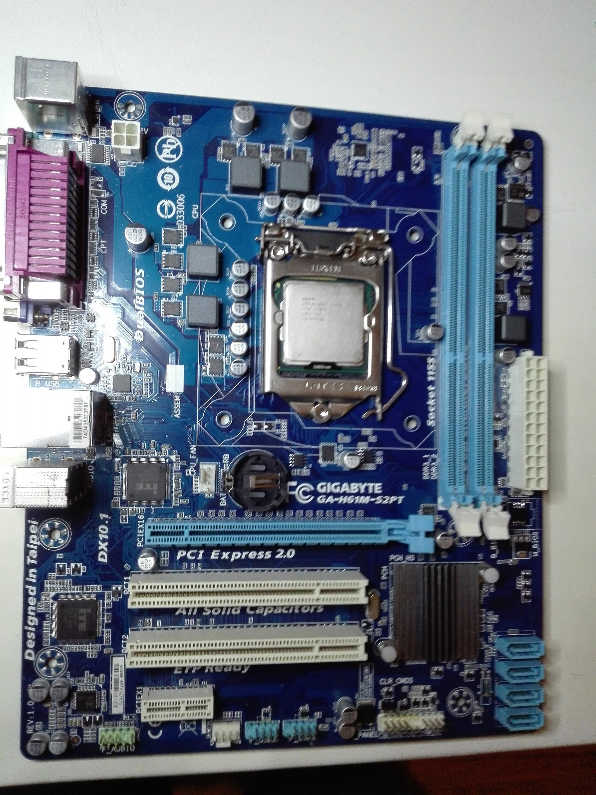 باندل گیگابایت H61M-S2PT بهمراه پردازنده i5-2500