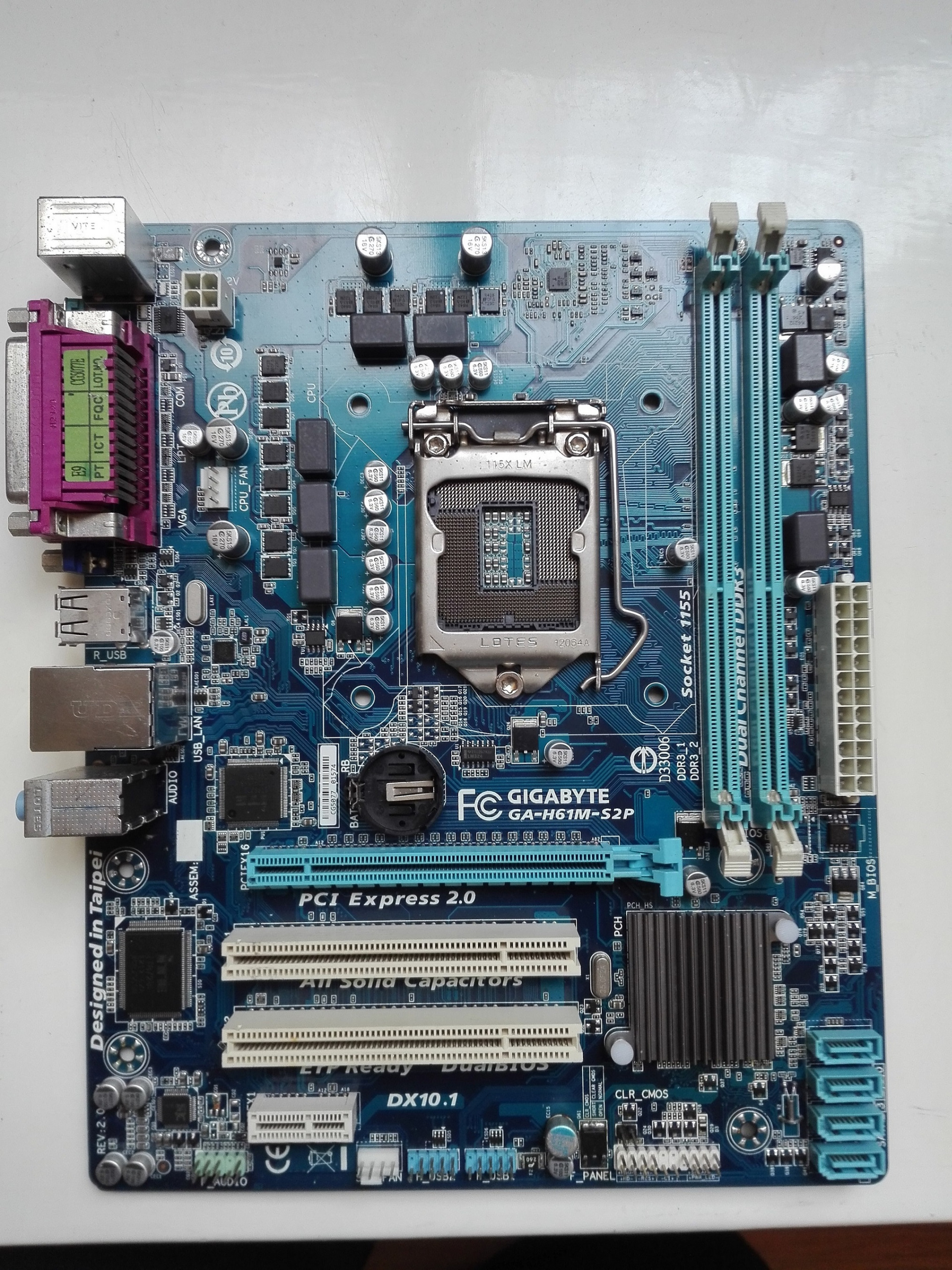 مادربرد گیگابایت GA-H61M-S2P