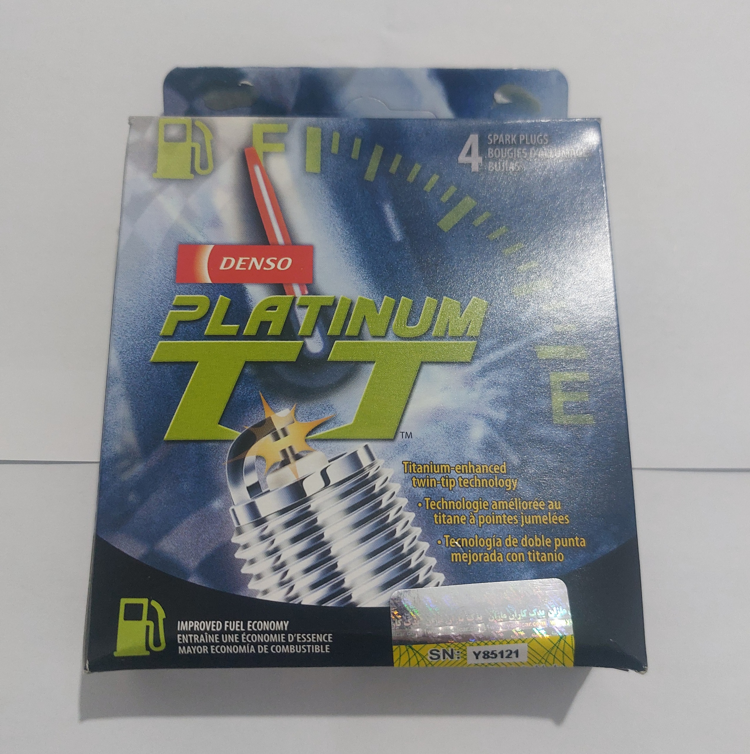 شمع سوزنی پایه بلند TT پلاتینیوم دنسو ژاپن PKH20TT