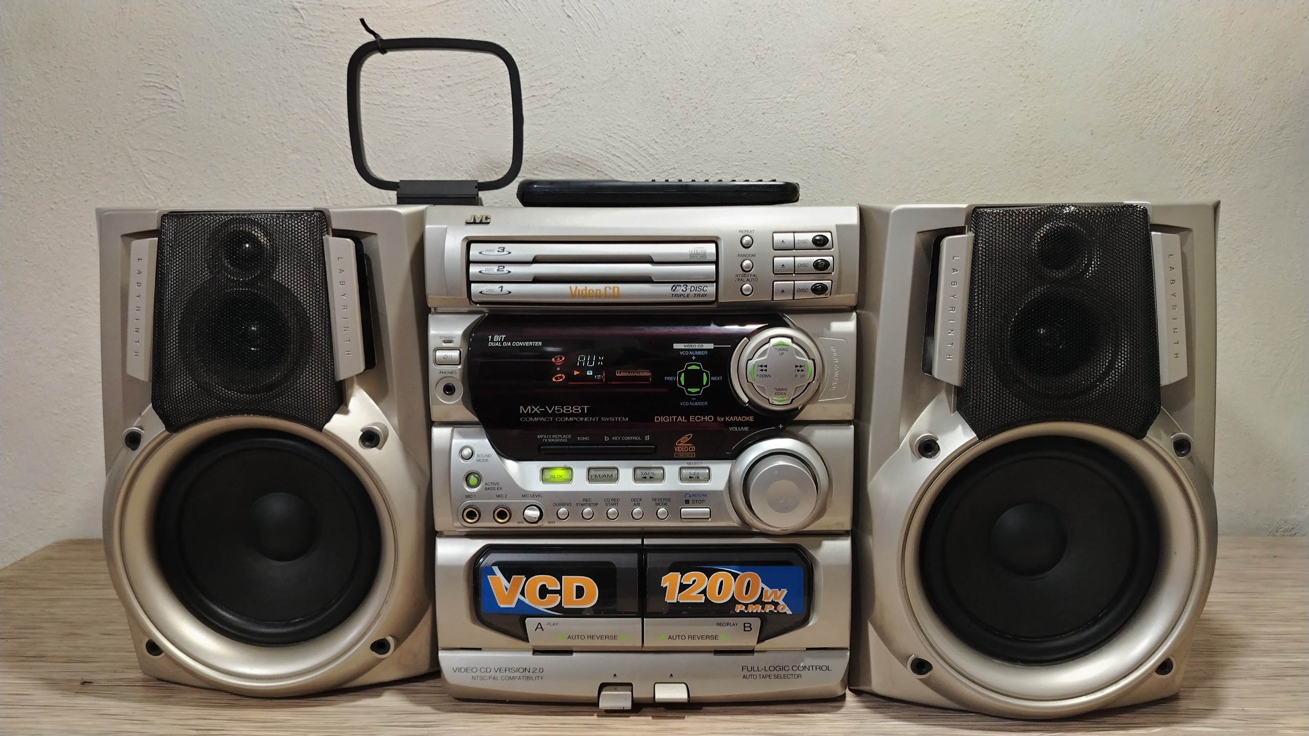 رادیو ضبط جی وی سی jvc MXV-588T