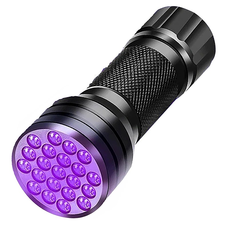 چراغ قوه ماورابنفش UV بدنه فلزی
