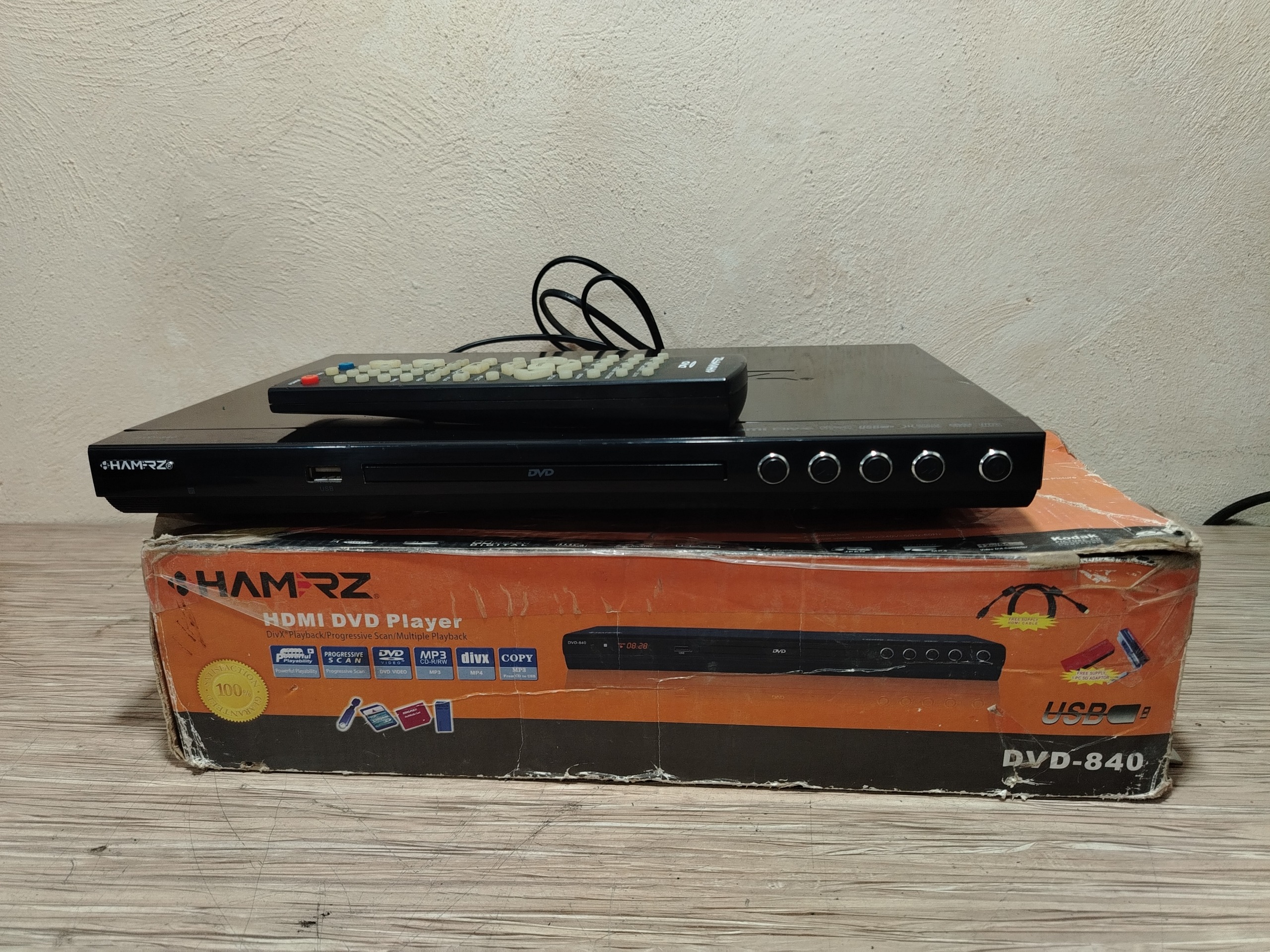 پخش کننده DVD فلشخور DVD PLAYER HAMERZ