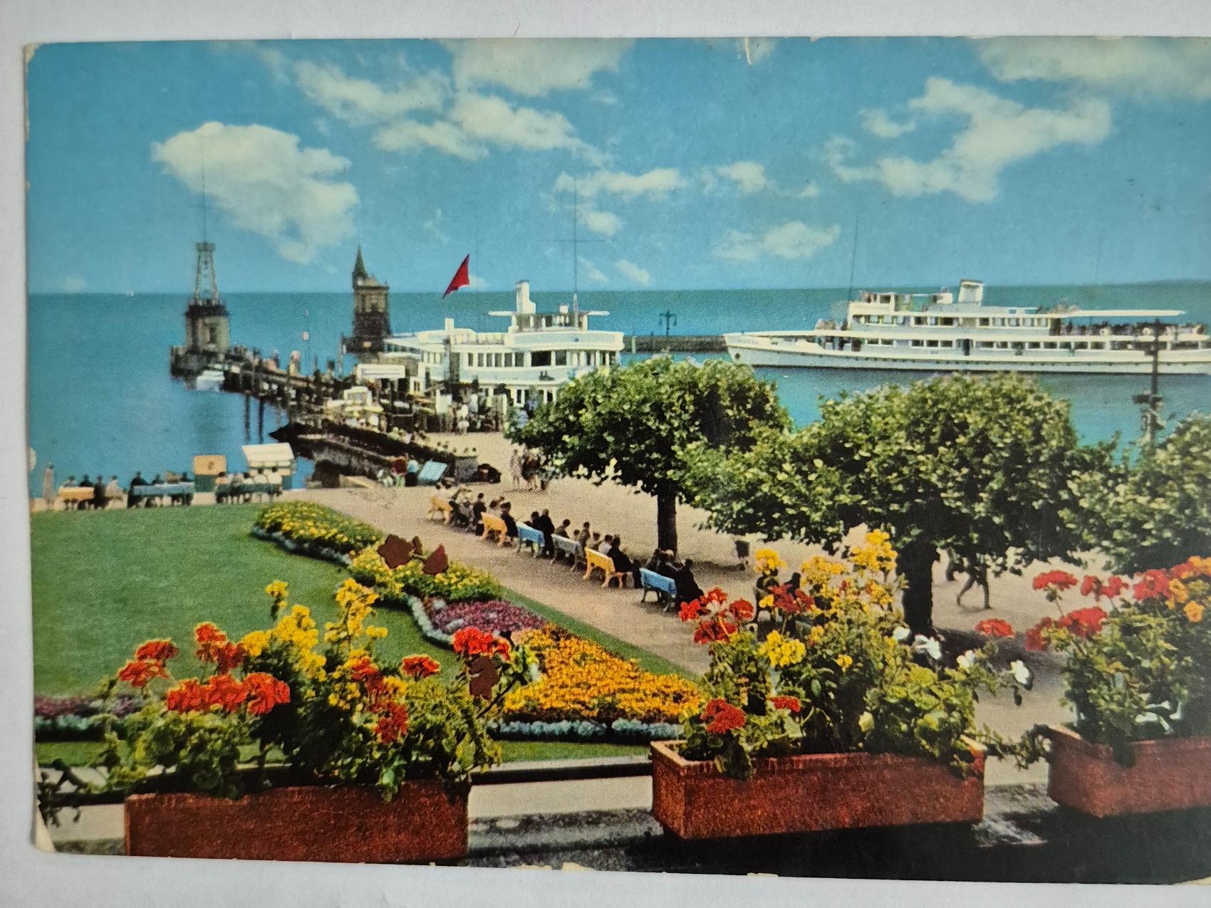 کارت پستال قدیمی منطقه آزاد کشتیرانی