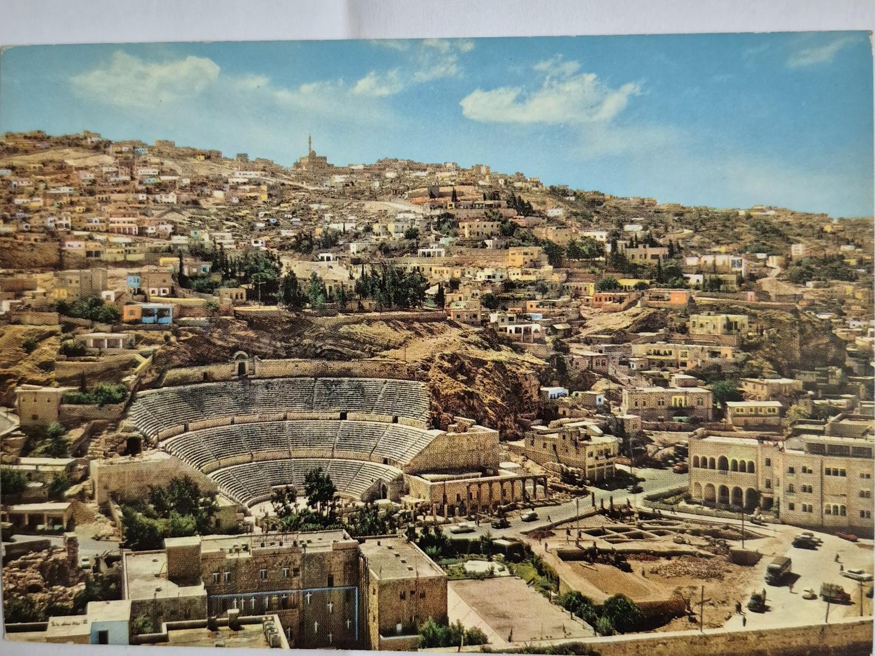 کارت پستال آمفی تئاتر رومی در عمان