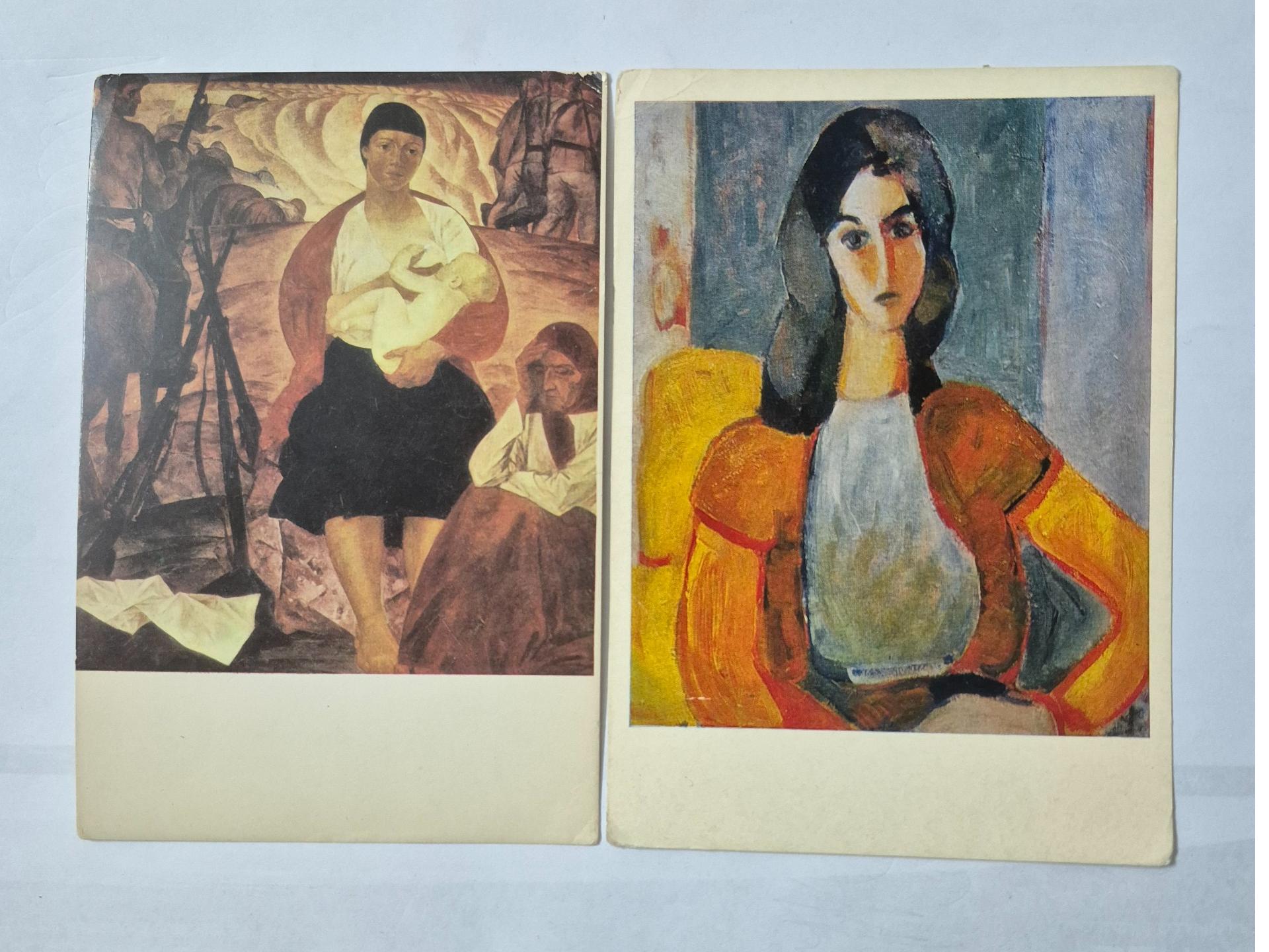 کارت پستالهای نقاشی دو تا با هم