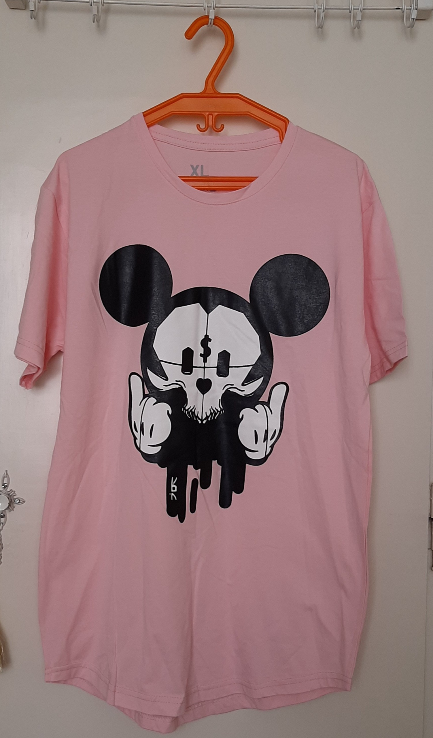 تیشرت صورتی طرح MICKIE MOUSE سایز XL