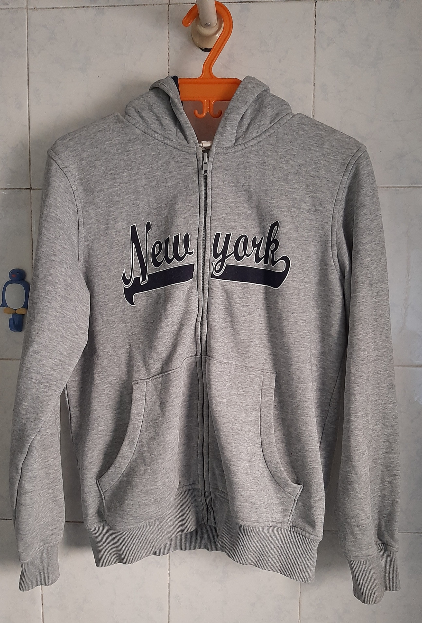 هودی اورجینال نخی زیپ دار برند H AND M سوئدی