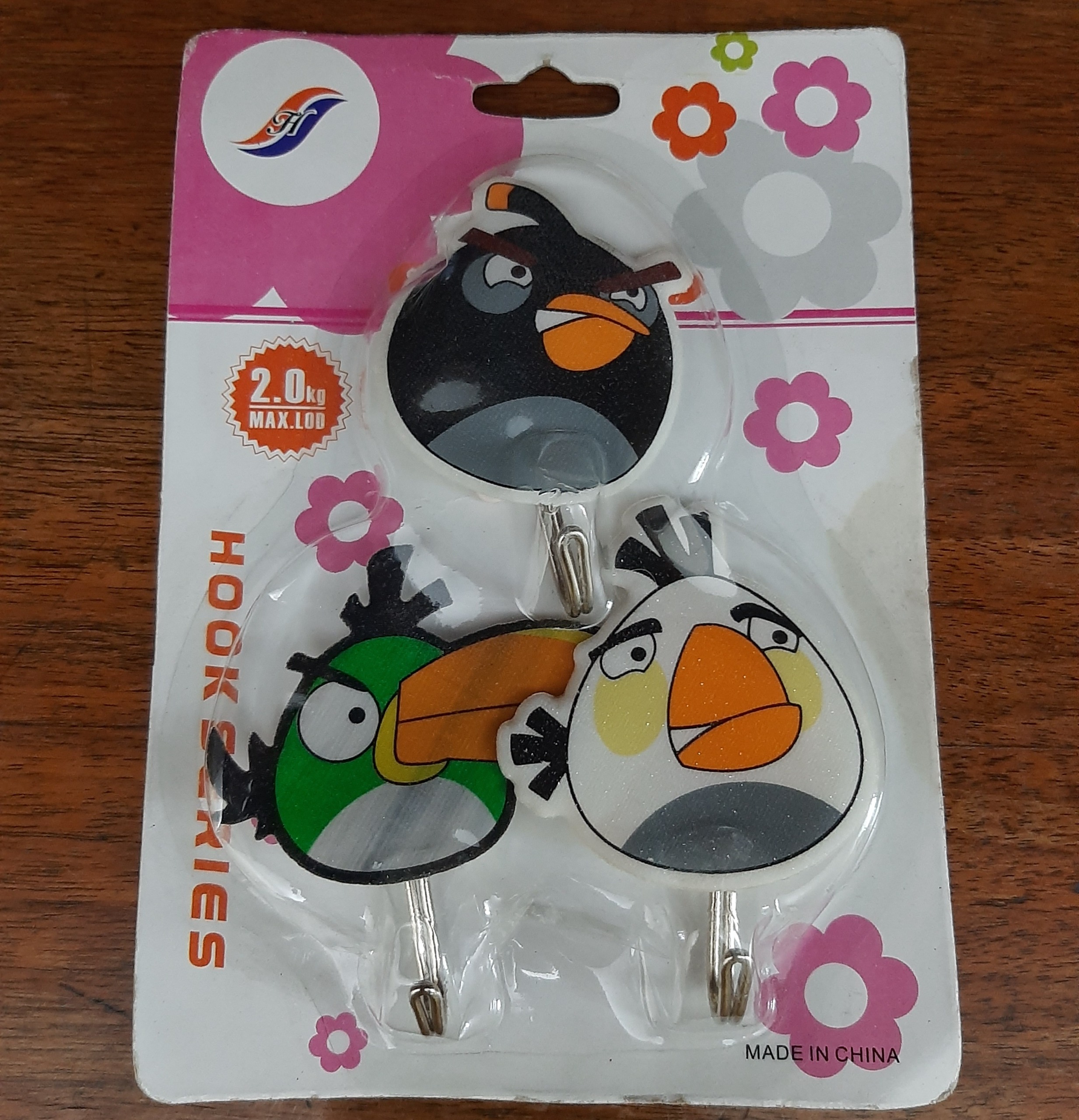 گیره های آویز فانتزی آکبند طرح ANGRY BIRDS